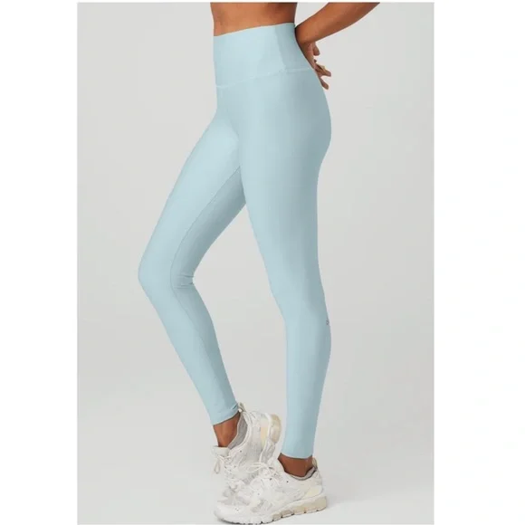Alo Yoga Chalk Blue Air Lift Leggings - Picture 6 of 14